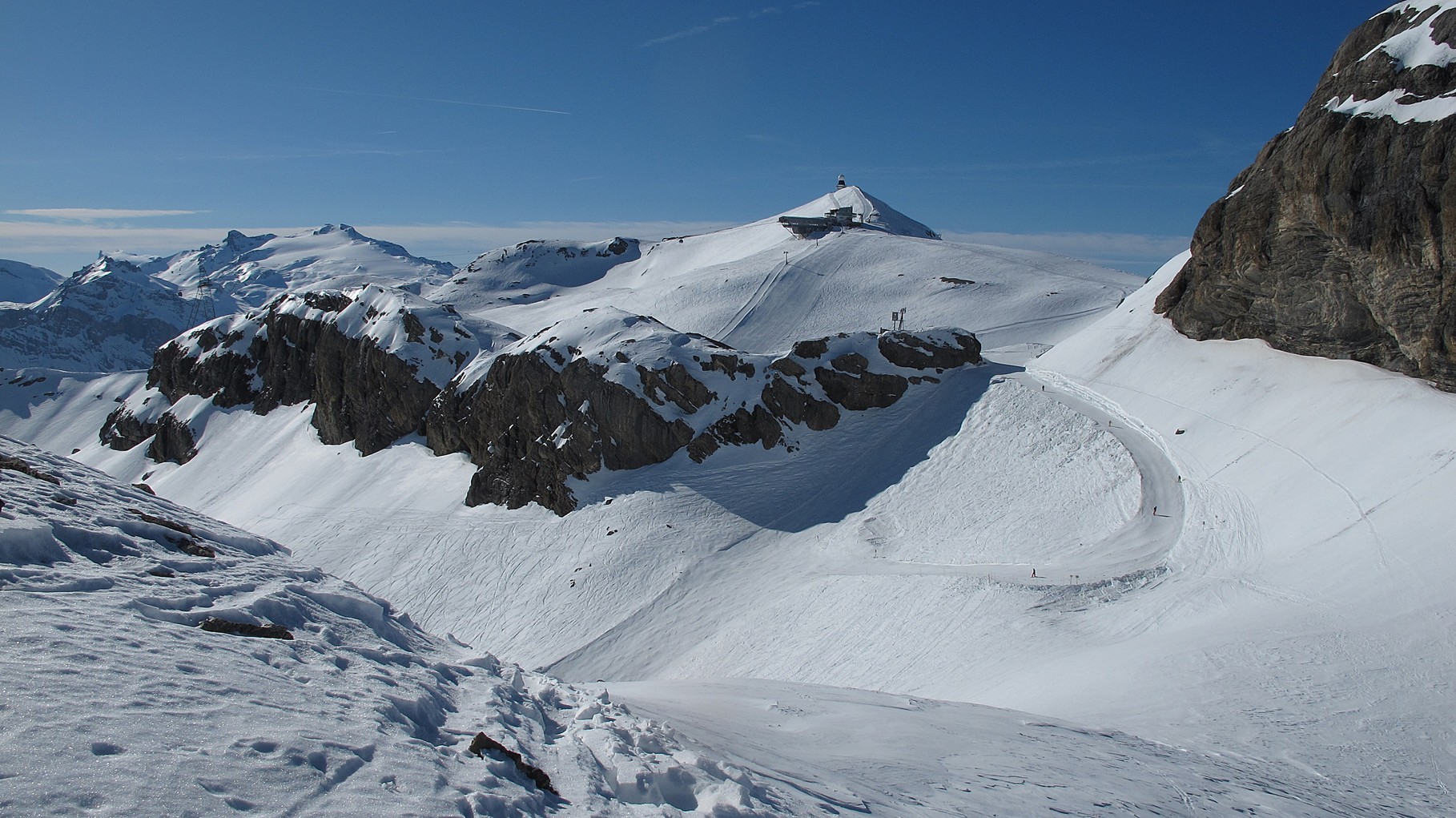 Skipisten Plaine Morte - Montana