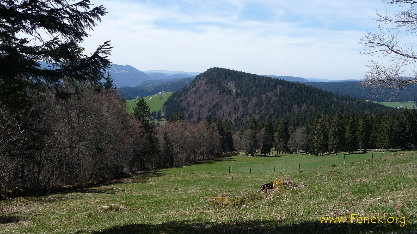Ausblick von der Crêt du Cervelet