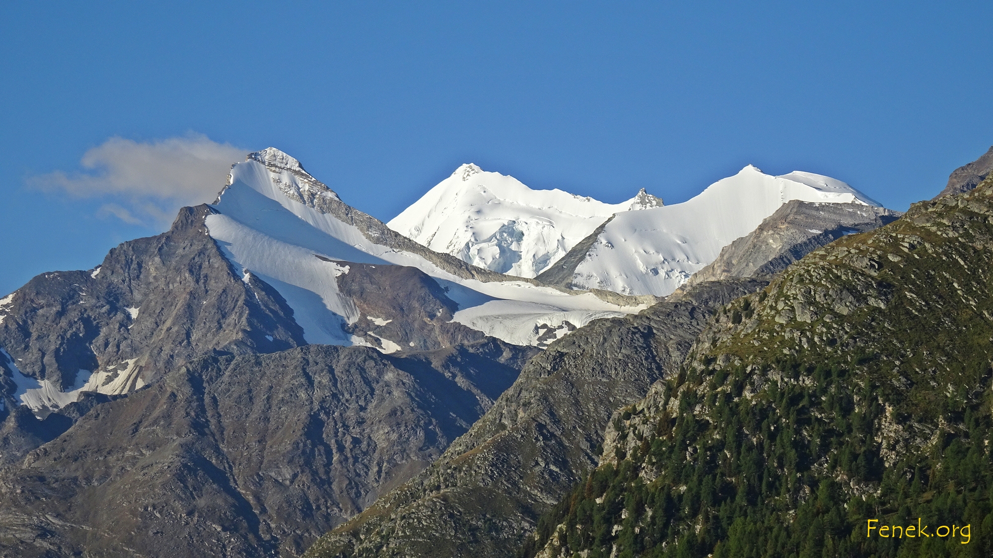 Brunegghorn - Weisshorn - Bishorn