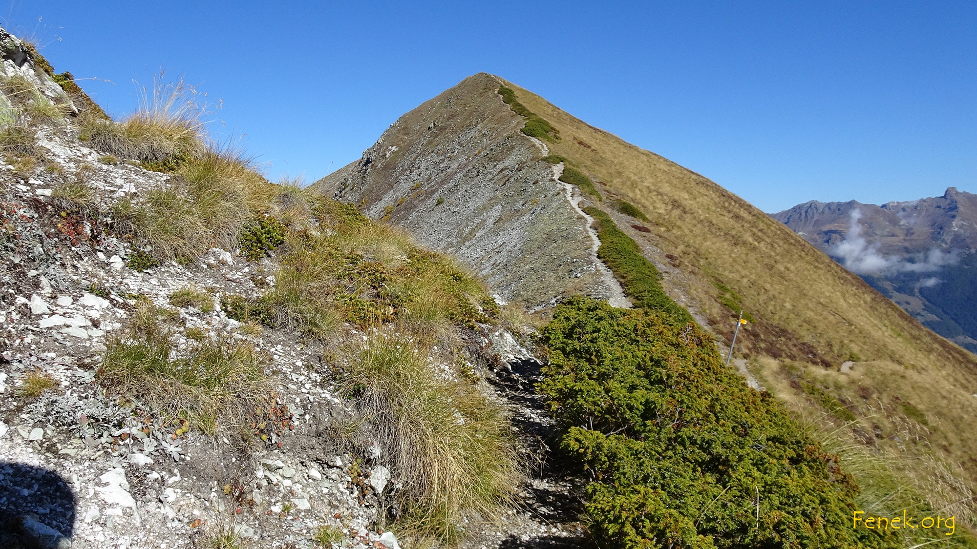 Aufstieg zum Mont Carré
