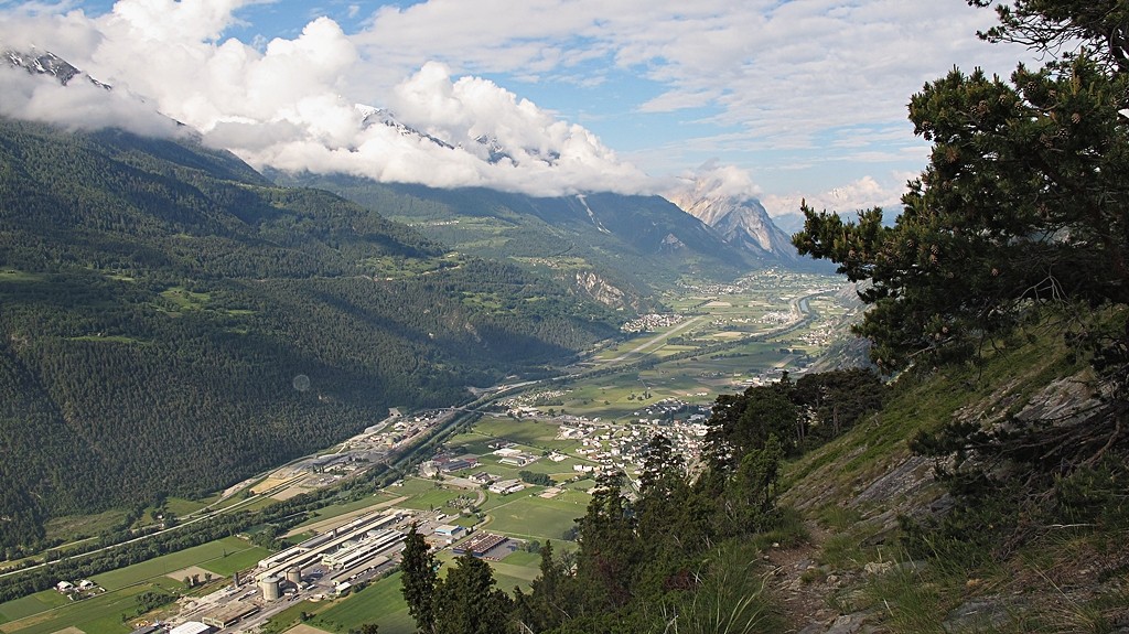 Blick ins Rhonetal