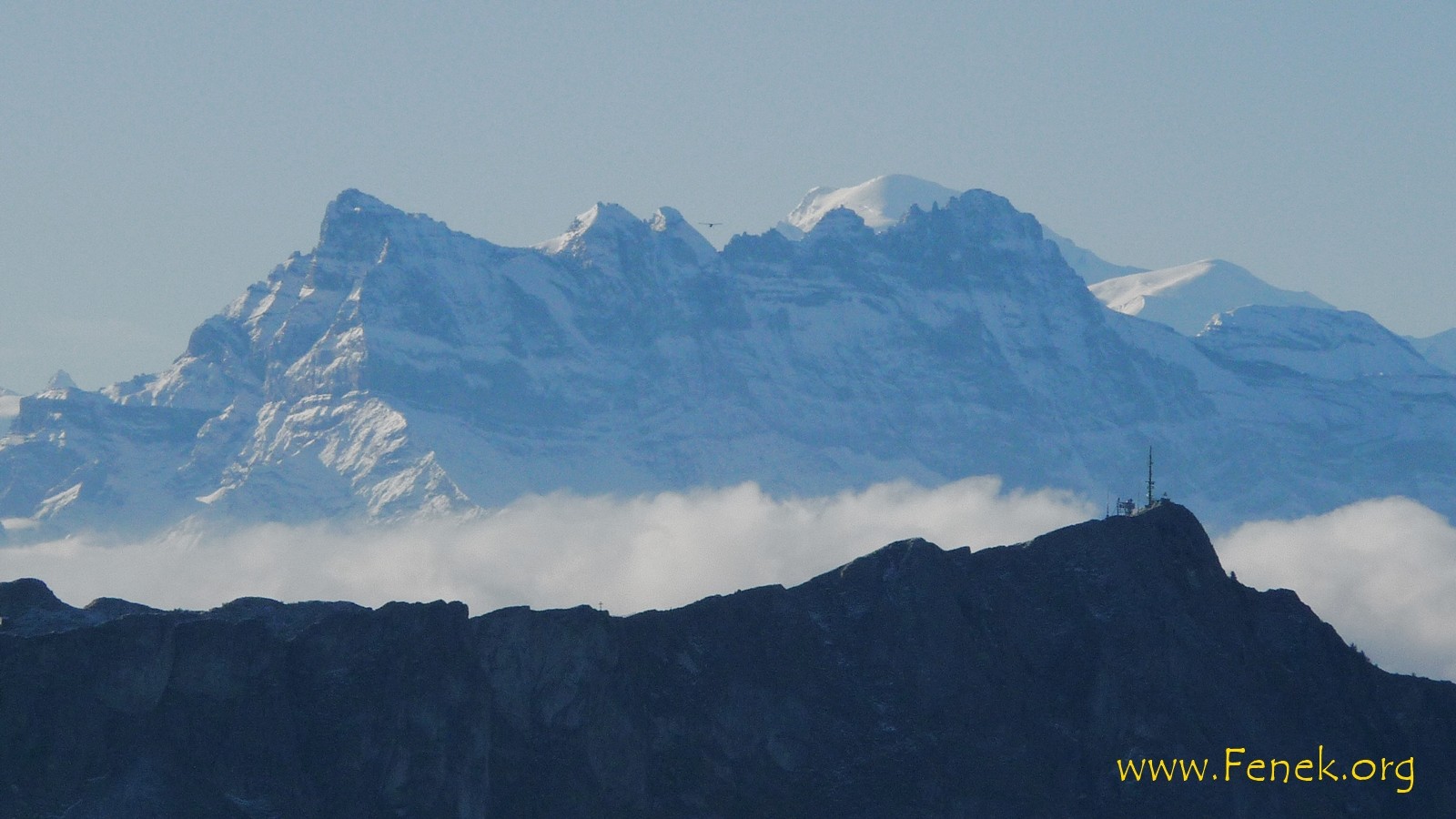 Rochers de Naye - Dents du Midi - Montblanc und .......