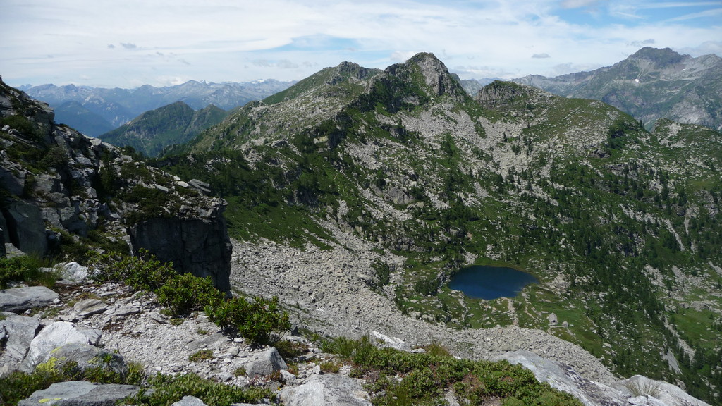 Cima del Masnee und Lago del Starlaresc da Sgióf