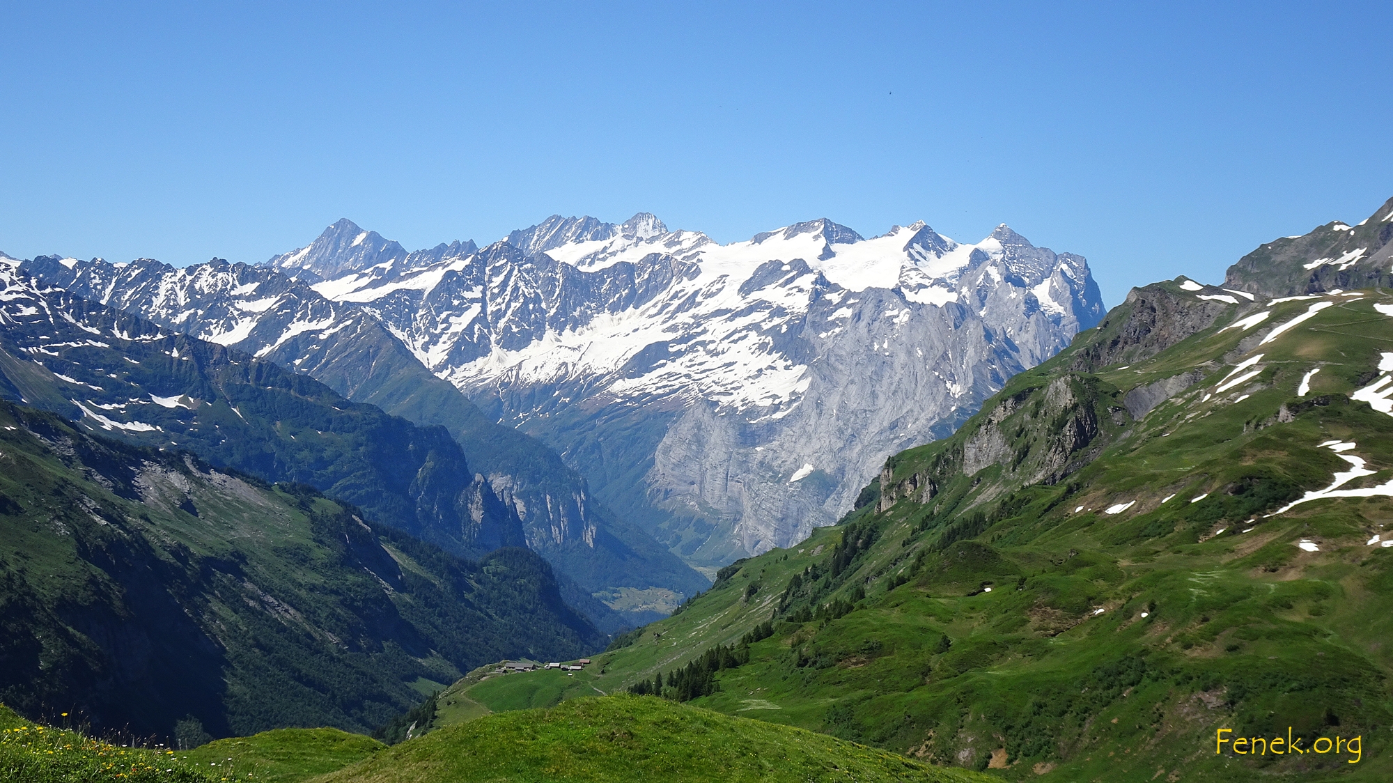 die wunderschöne Wetterhorngruppe