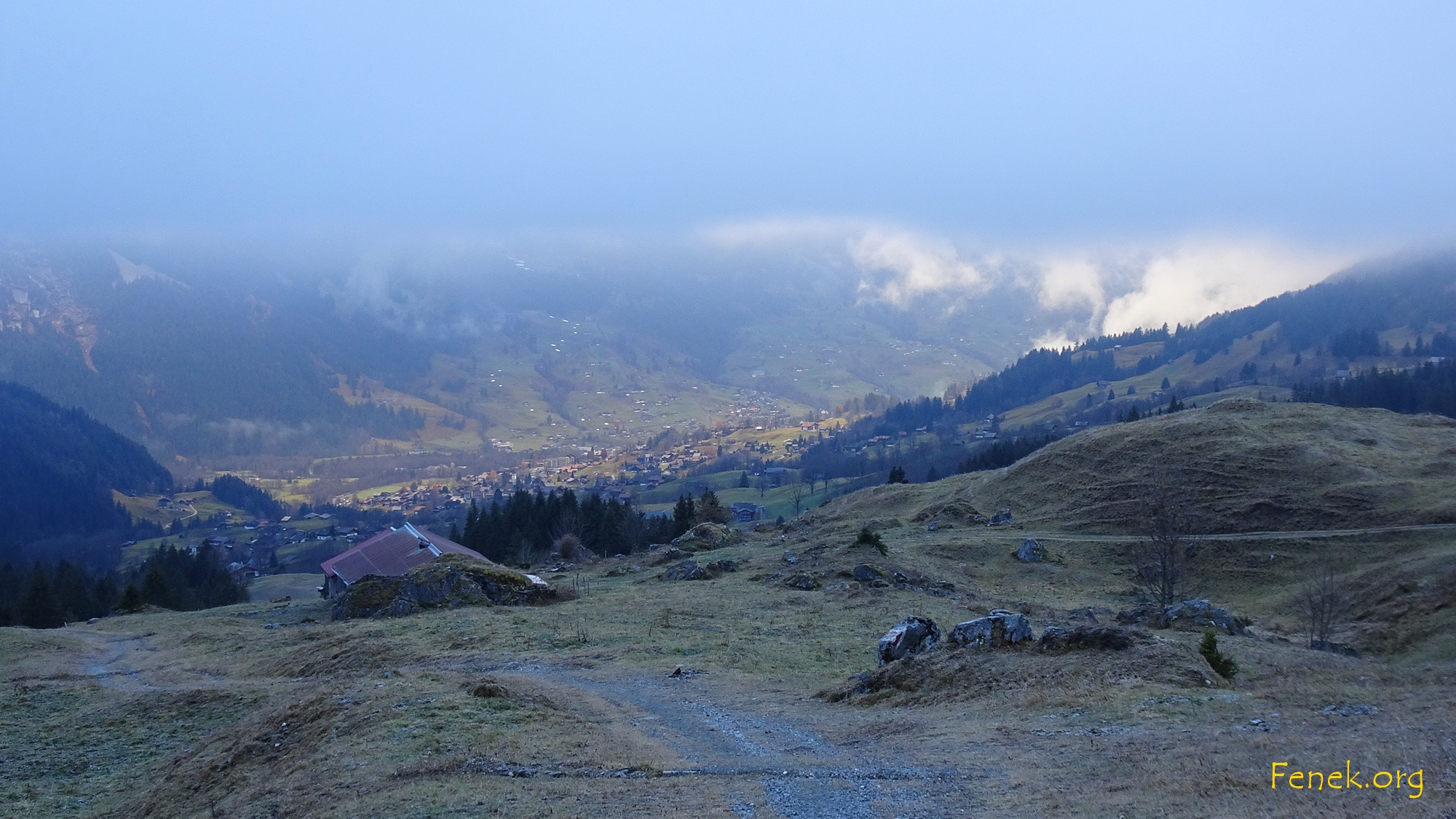 Blick nach Grindelwald