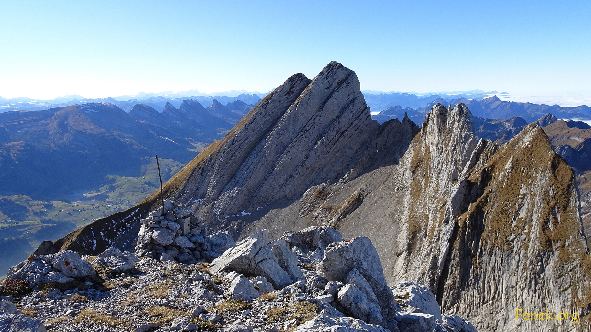 auf dem Jöchli - Blick zum Wildhuser Schafberg