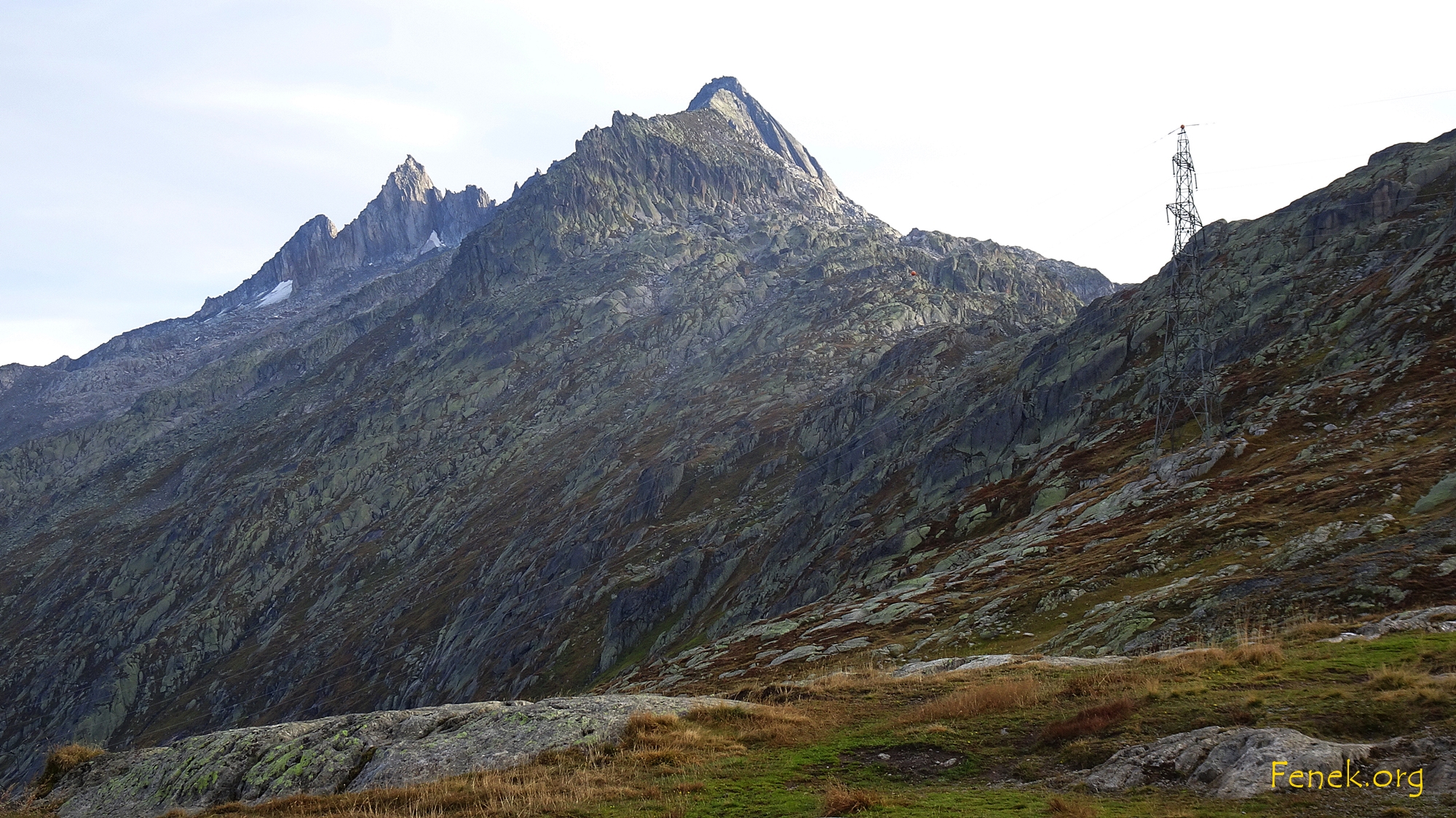 Das vorder Gärstenhorn vom Grimselpass aus ......