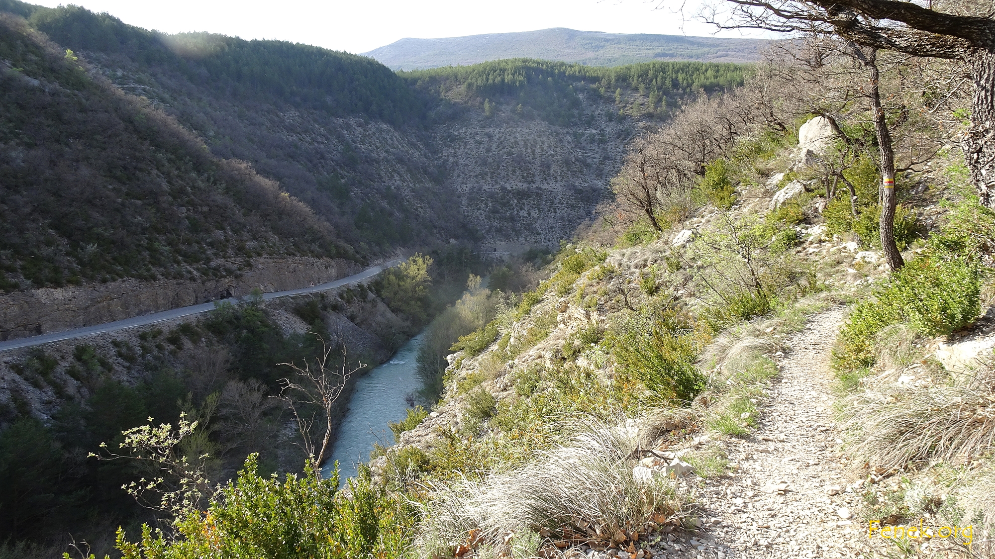in der Méouge Schlucht