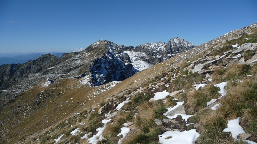 Blick zurück zur Cima d'Erbea