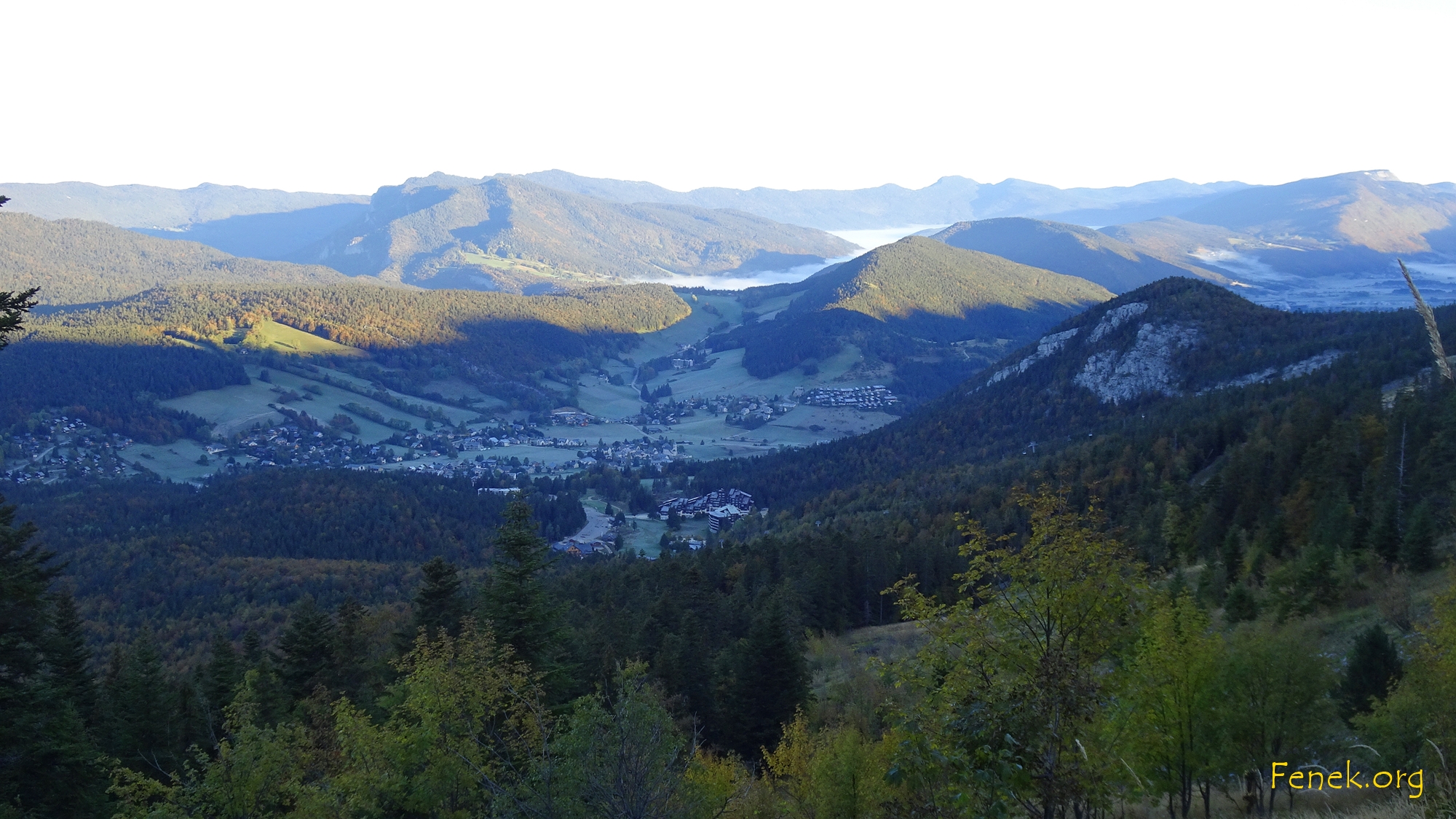 Clos de la Balme im frostigen Schatten
