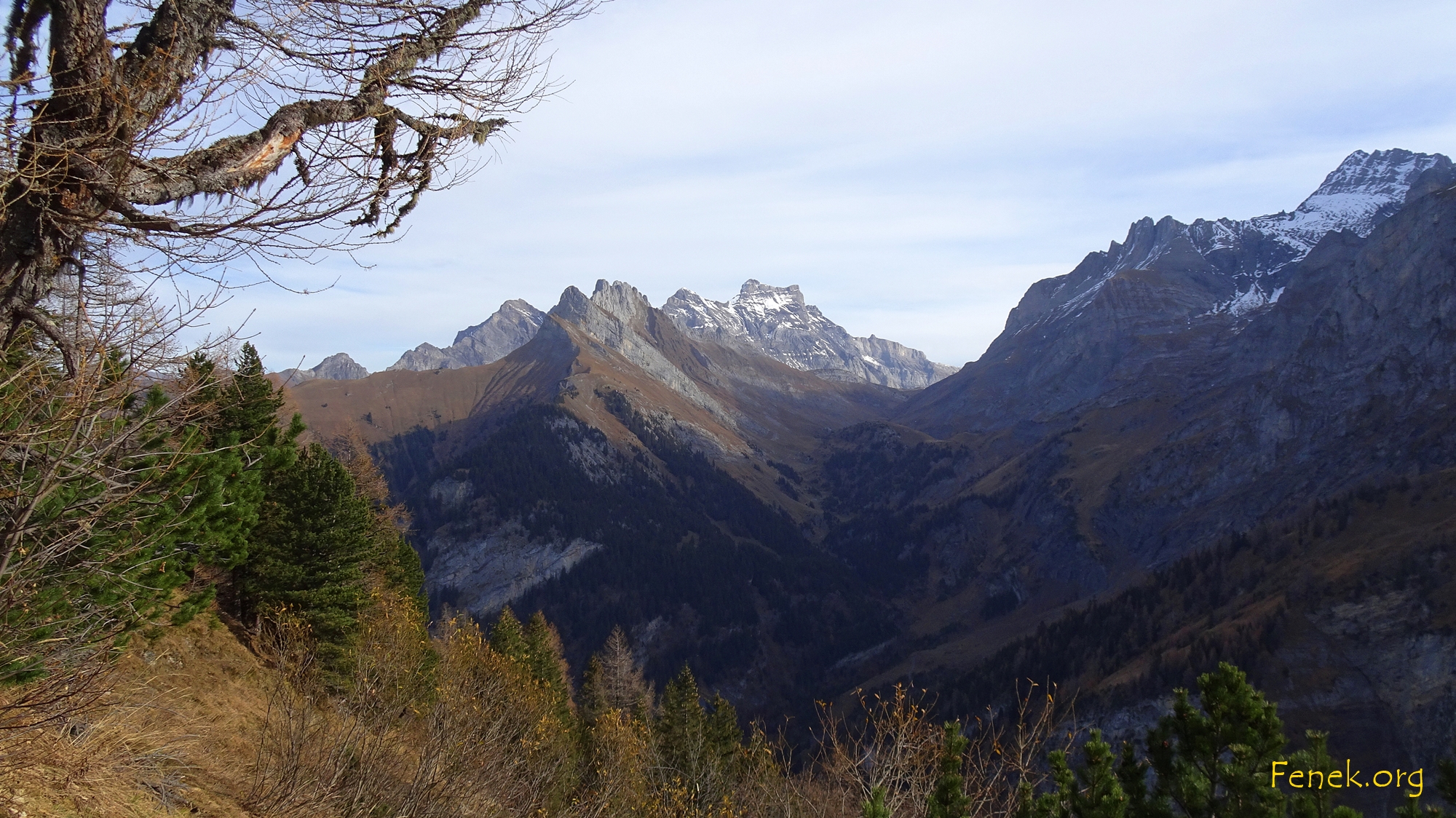 Blick Richtung Arête L'Argentière