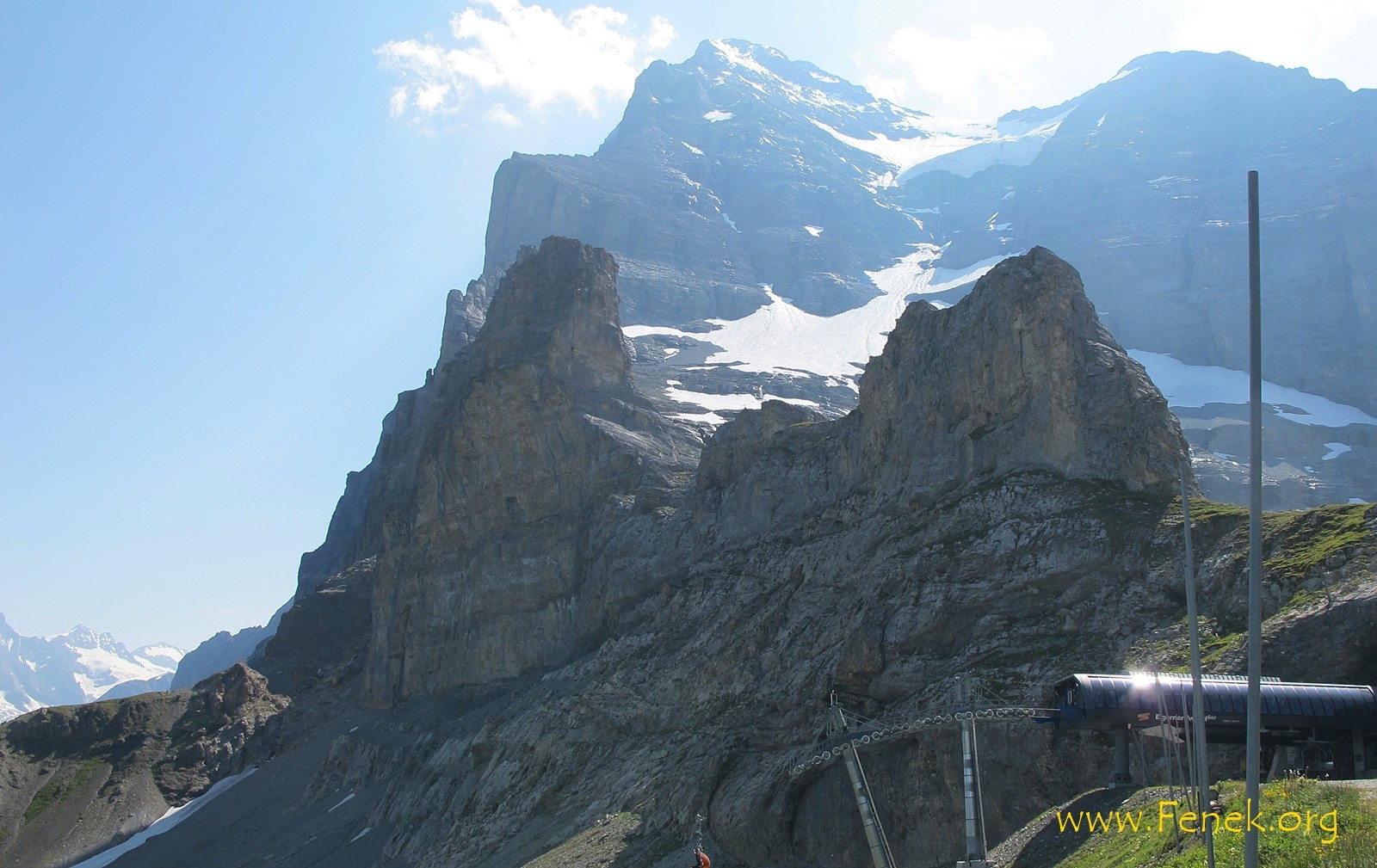 der Rotstock vor der Eiger Westflanke