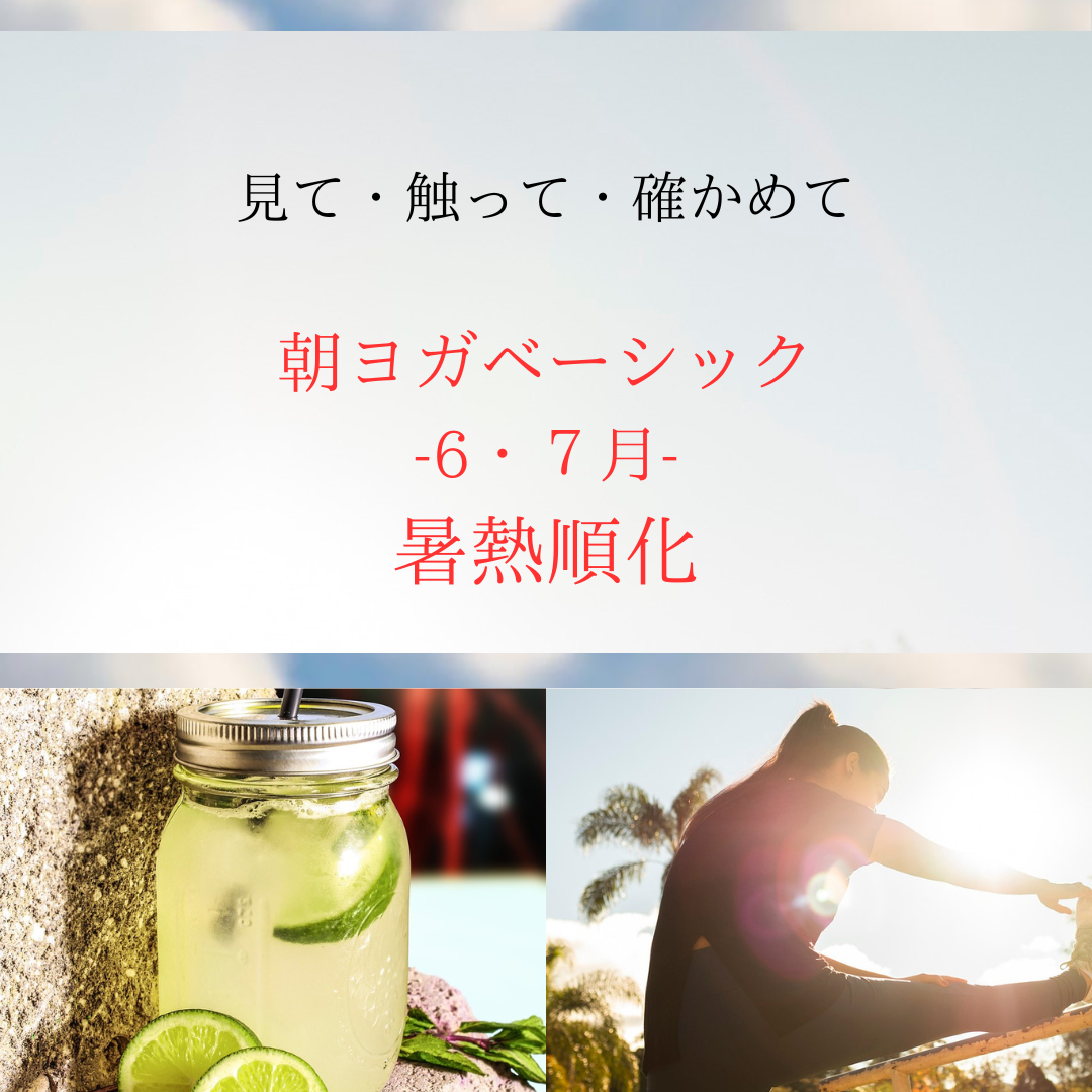 夏を元気に迎える！東洋の養生法①「暑熱順化」/ヨガ 薬膳 リハビリ ヘルスケア研究所　サラフロウ