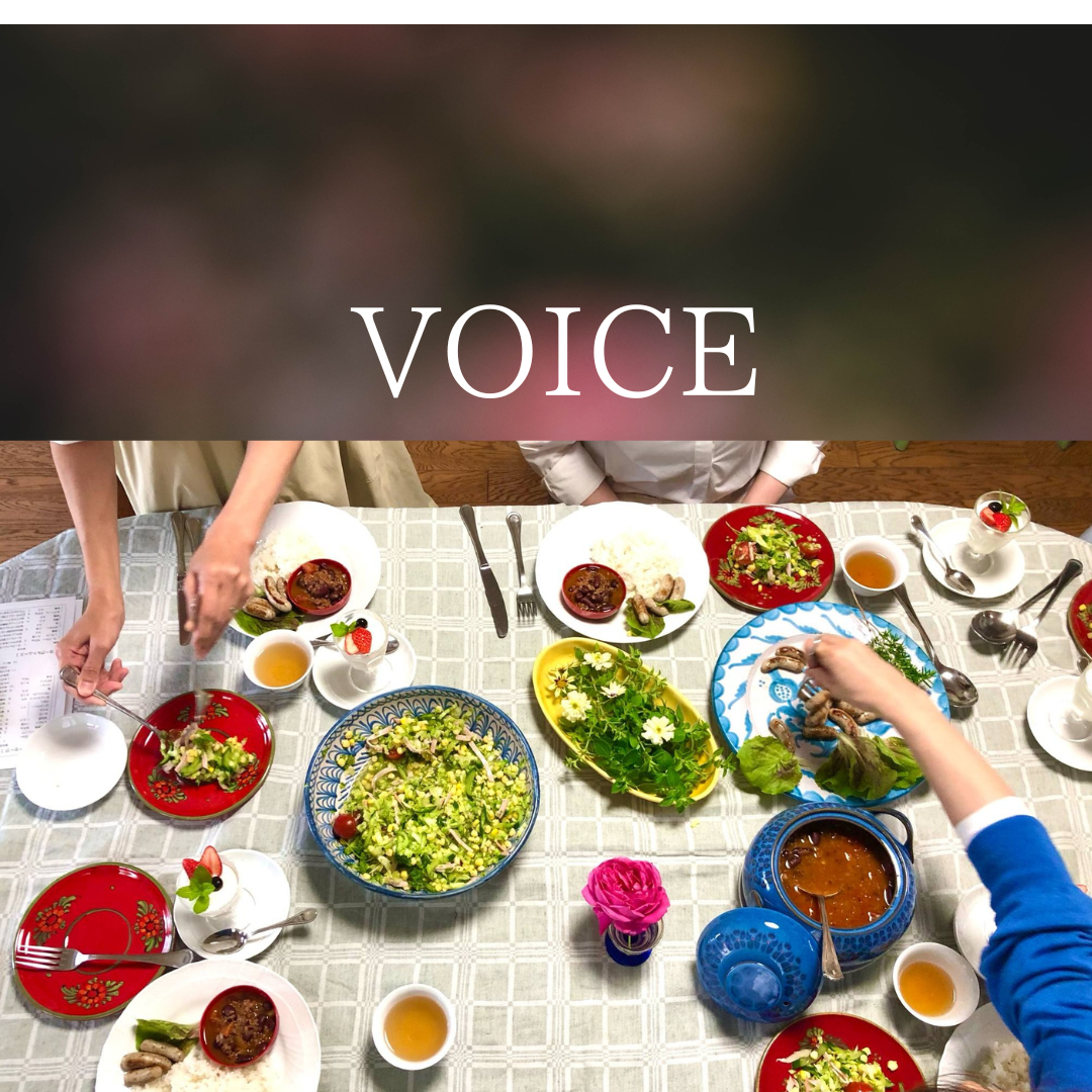 「家族も喜んでいます♡」嬉しい声をいただきました！薬膳講座　参加者様より