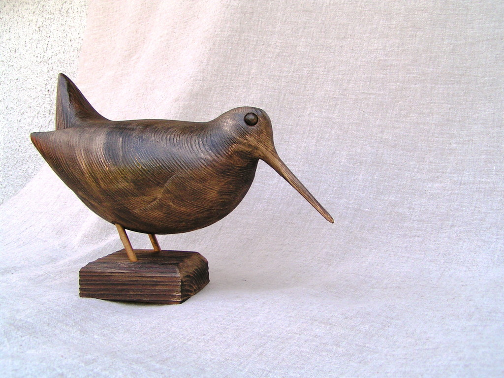 sculpture bois oiseaux