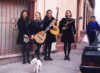 En calles de La Serena, IV región, enero 2001