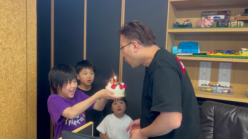 子ども達、事務員さんから😊