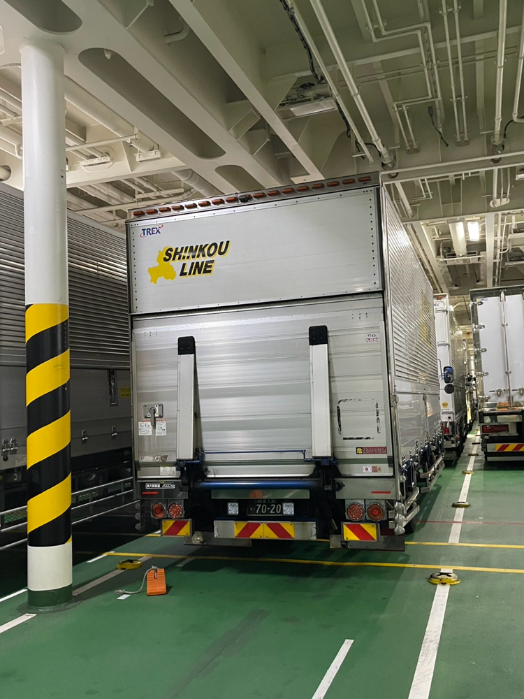 無事乗船🚚
