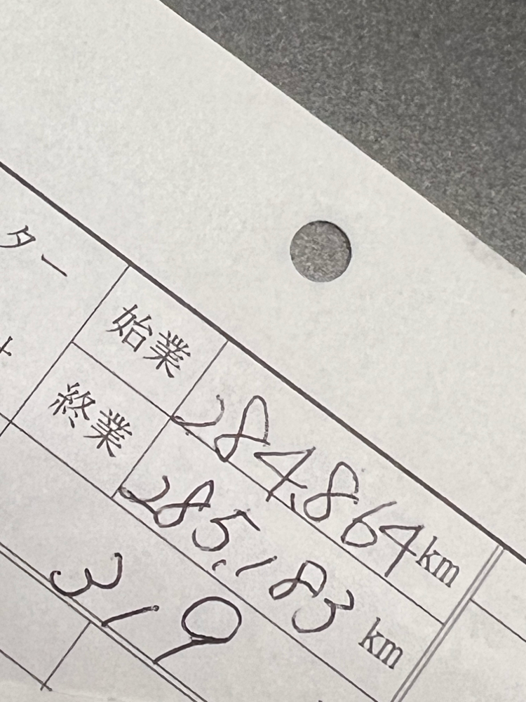 今日も走ってきたねぇ🚚