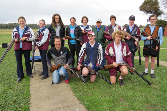 L - R:  Ebony O'Donohue, Lucy White, Will Nolan, Amanda White, Brady Micheli, Rob Glossop, James McIntyre, Tom Davey, Alex Van Gastelen. Kneeling - Peter O'Donohue, Riley Sandra, Ryan Cole.