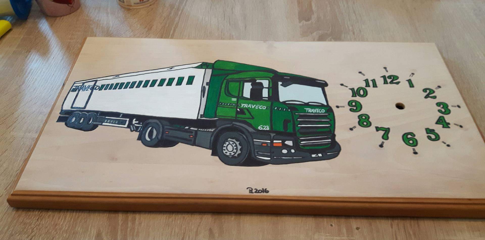 Lastwagen ab Originalfoto gezeichnet (Kundenwunsch)