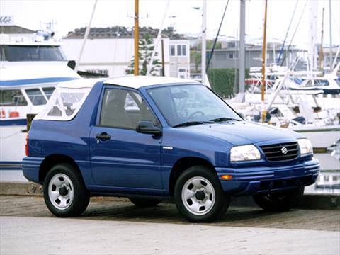 cappotta bianca su uno Grand Vitara Suzuki blu - la cappotta di ricambio è nuova