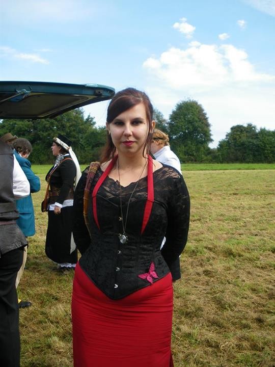 Corset et jupe PAPILLON