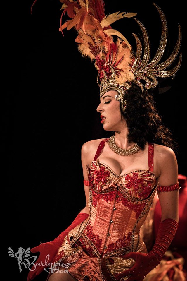 Costume de scène FIRE JUNGLE GODDESS - Ruby Colibri