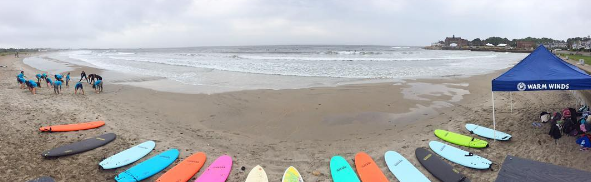 Warm winds surf camp teaches beginners right up to experts in Narragansett