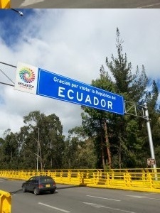 Leaving Ecuador over the land border on a budget. Dante Harker