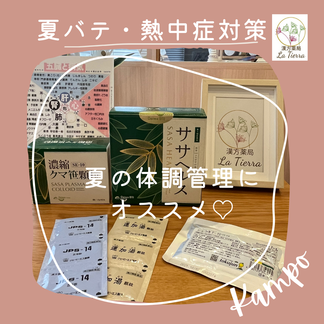 夏の体調管理におすすめの漢方