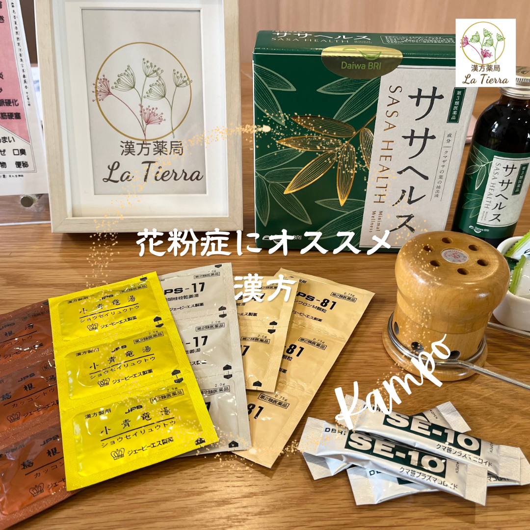 花粉症にオススメ漢方～漢方薬～