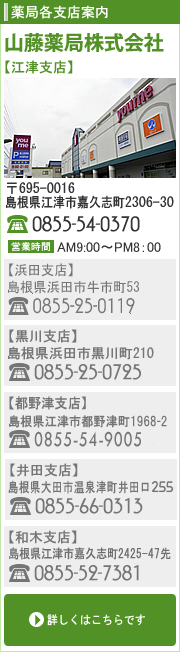 山藤薬局各支店案内