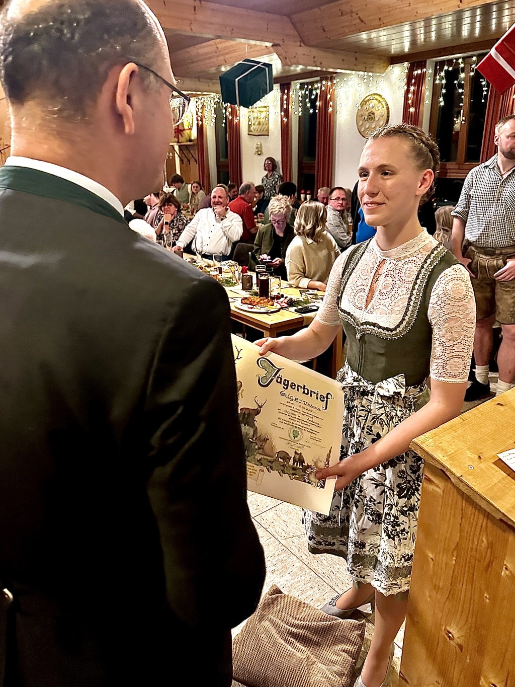 Jägerbrief Übergabe