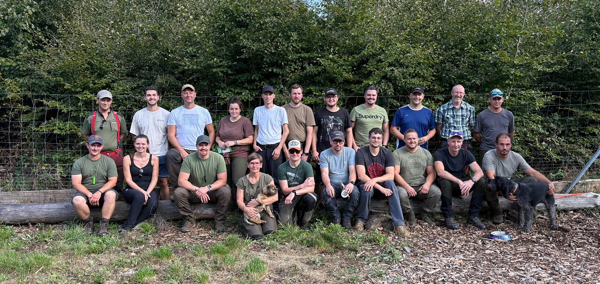 21.09.25: Zu Besuch im Schwarzwildgatter Altmühltal mit Christiane Dümler