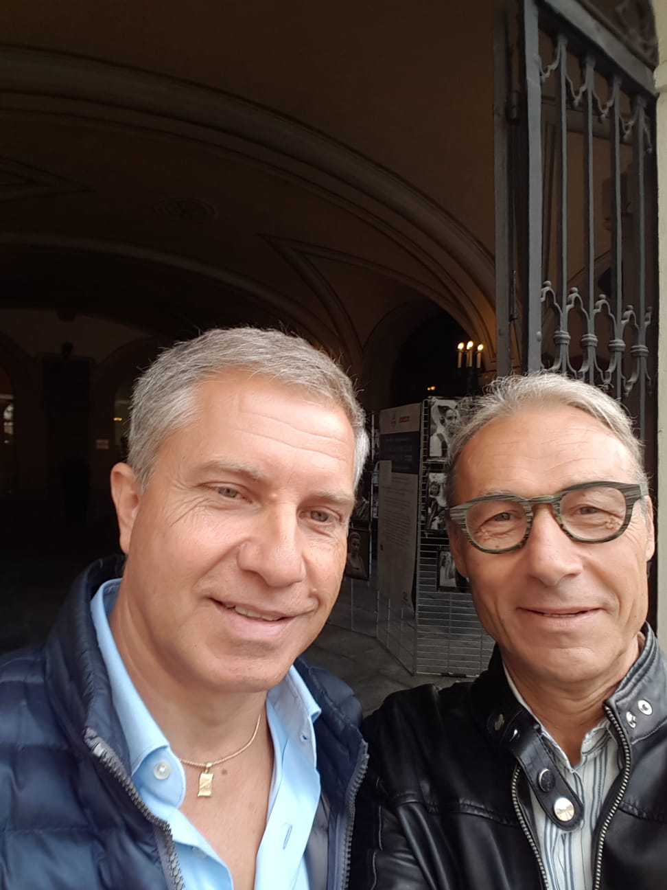 Con Renato Bircolotti (Mossiere del Palio di Asti 2018)