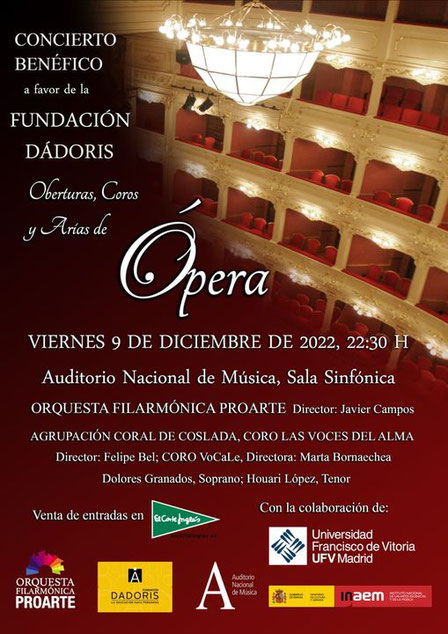 Concierto benéfico de Ópera