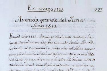 Documentació de l'avenida.