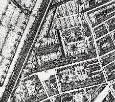 Plano del colege d'orfens a Valencia.