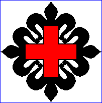 Emblema de la Cruz de la Orden Militar de Santa María de Montesa.
