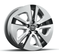 TWO Eco, THREE and FOUR 15-in. 5-spoke alloy wheels with two-tone wheel covers