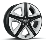 THREE Touring and FOUR Touring 17-in. 5-spoke alloy wheels