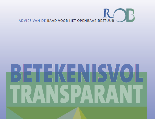 Herstel van vertrouwen, heroverweging en oproep tot transparantie
