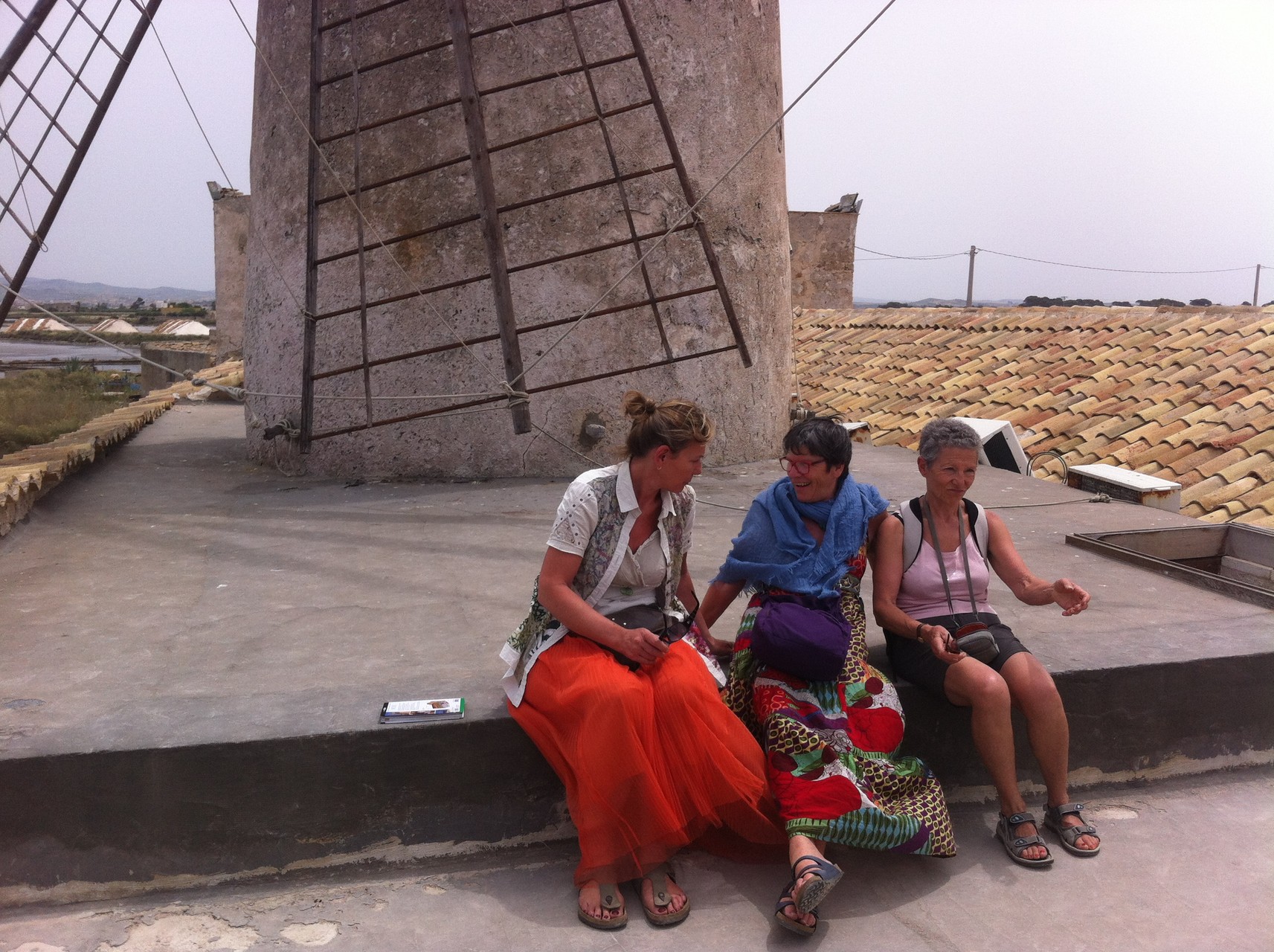 thatcher sous les moulins à Trapani