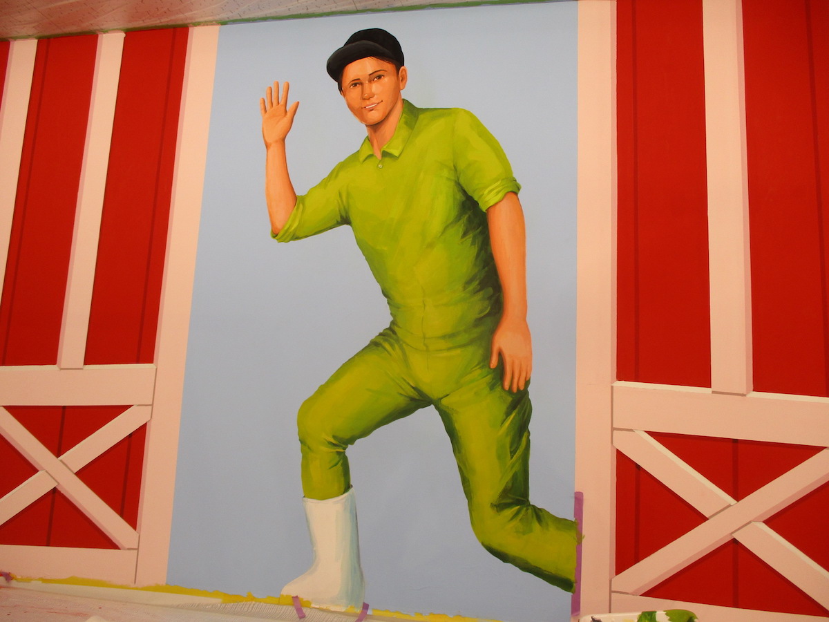 シーナシーナロピア屯田店壁画完成