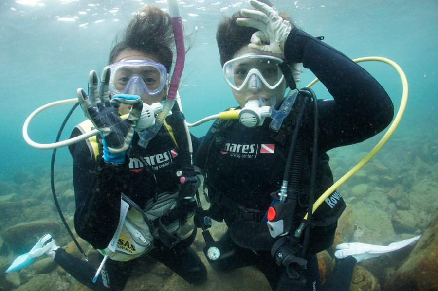 ５０ダイブ未満の方への応援企画！フルレンタル２ビーチ初心者講習付き！