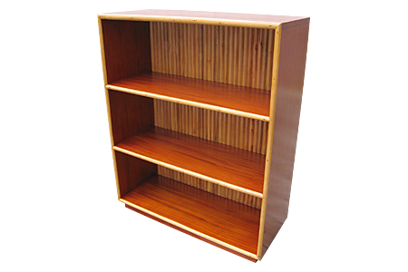 Rattan book shelf