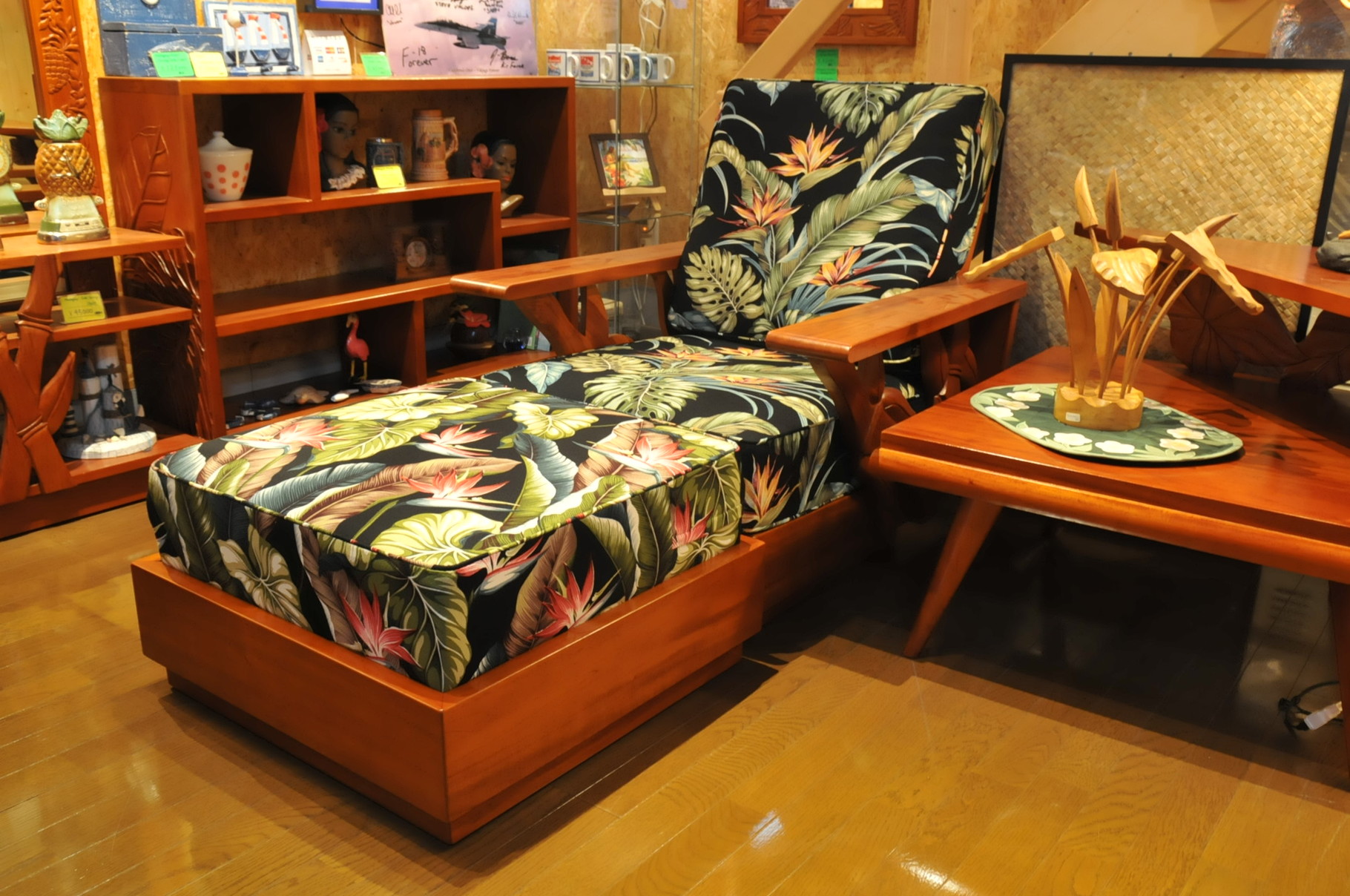 Mahogany Ottoman ハワイアン家具・ハワイアンインテリア・ハワイリフォーム