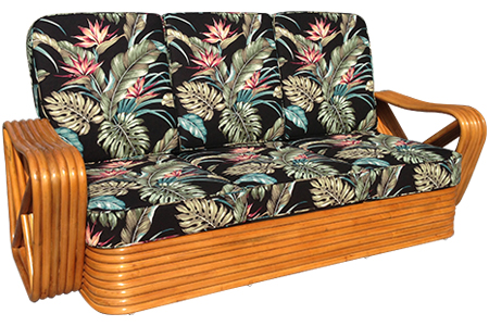Ratan square pretzel sofa three-seat - 一宮町不動産販売