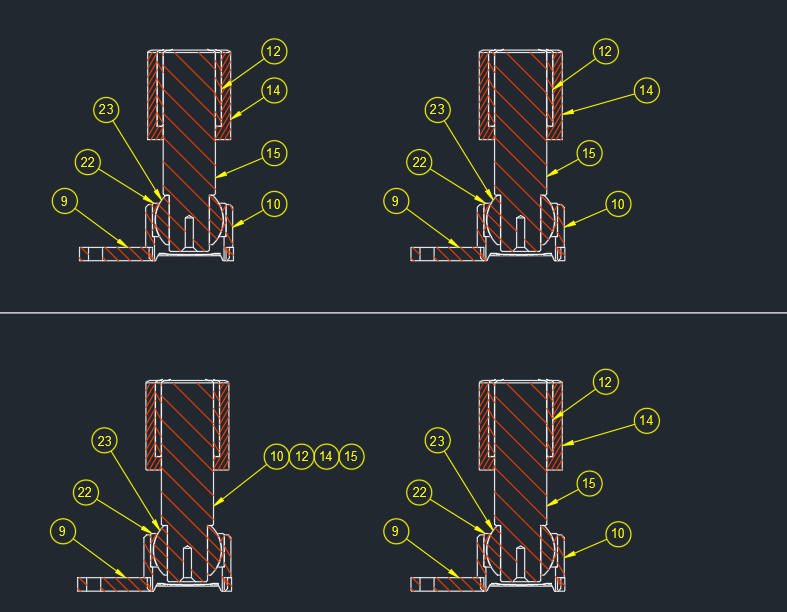 大阪府 製造メーカー 法人向け グループ講座 AutoCAD Autodesk 認定トレーニング マルチ引出線